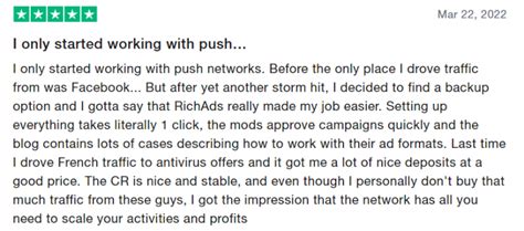 Read Customer Service Reviews of richads.com .